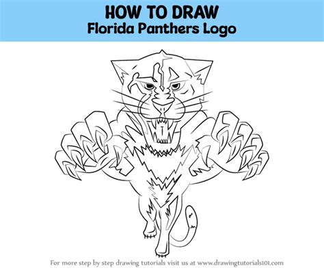 flerida drawing easy|how to draw florida panther.